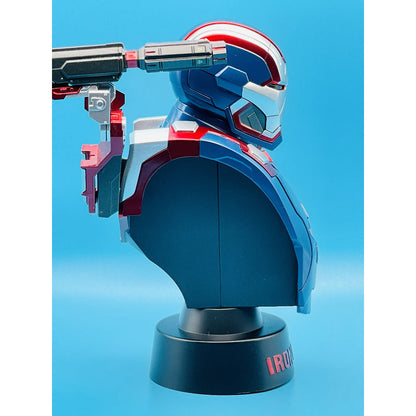 Iron Patriot Bust - Iron Man 3 Hot Toys 1/6 scale HTB14-20