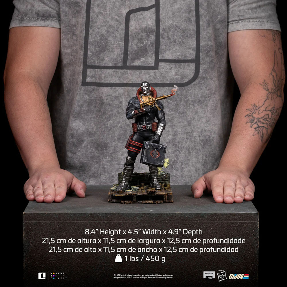 Iron Studios G.I. Joe Destro 1:10 Art Scale Limited Edition Statue
