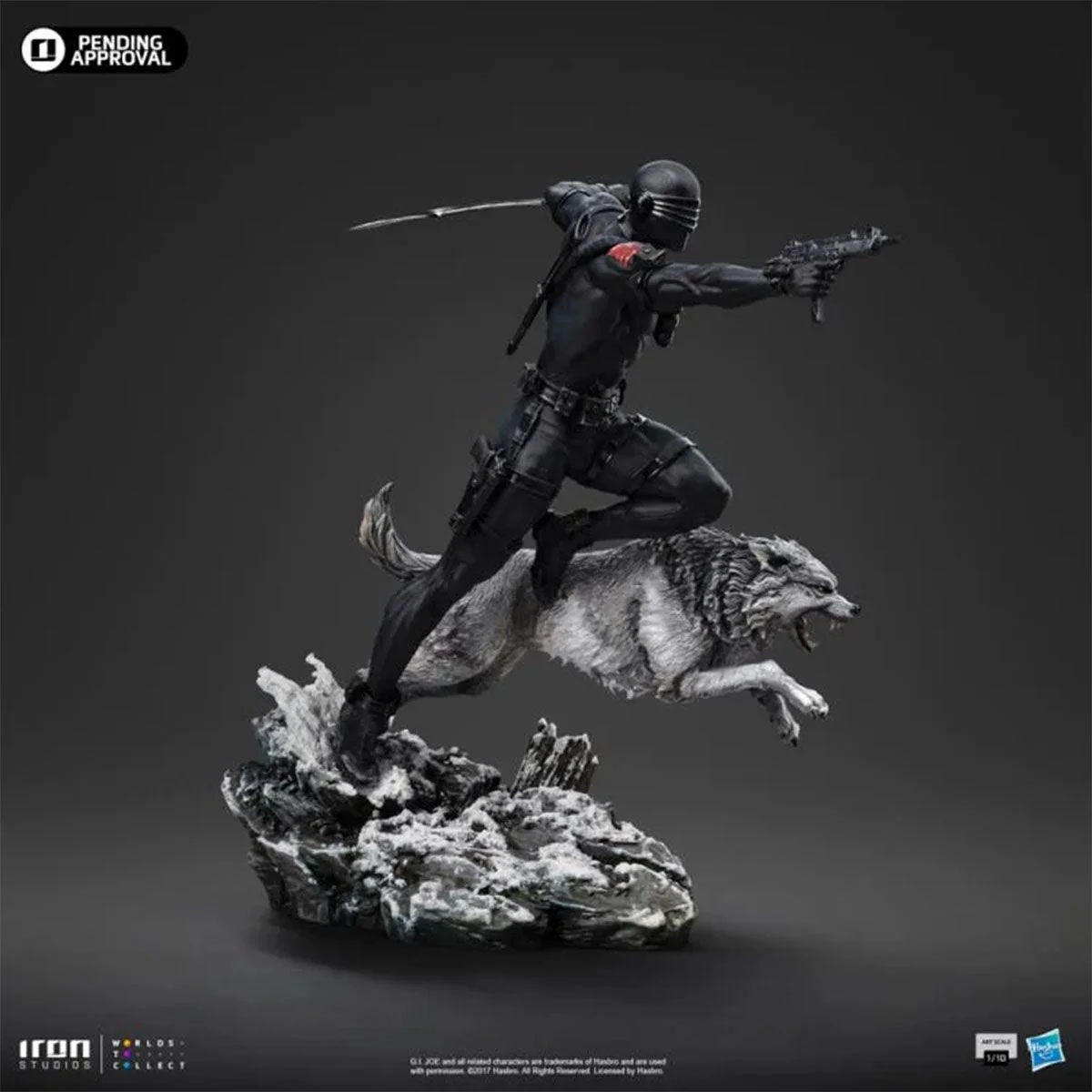 Iron Studios G.I. Joe Snake Eyes 1:10 Art Scale Limited Edition Statue
