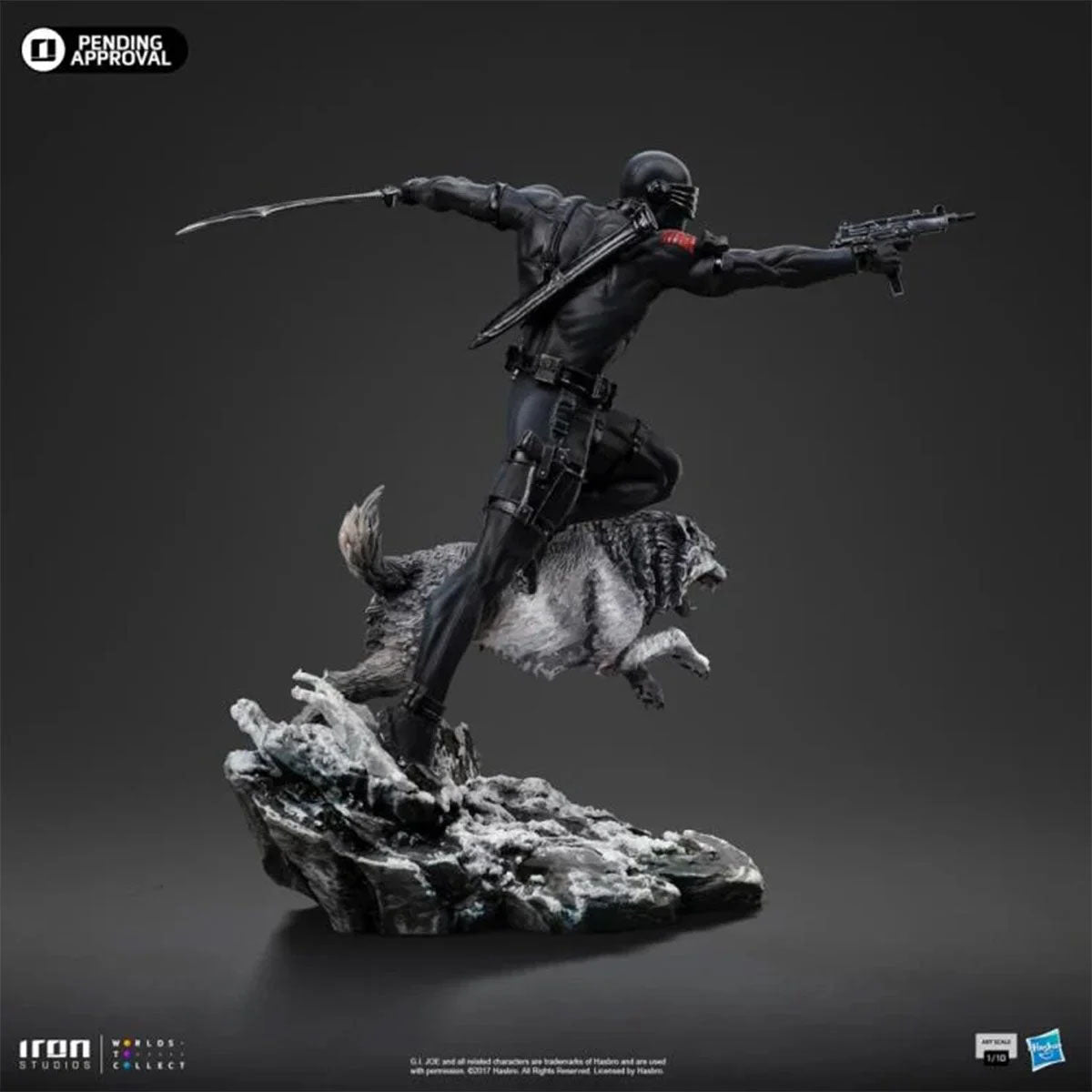 Iron Studios G.I. Joe Snake Eyes 1:10 Art Scale Limited Edition Statue
