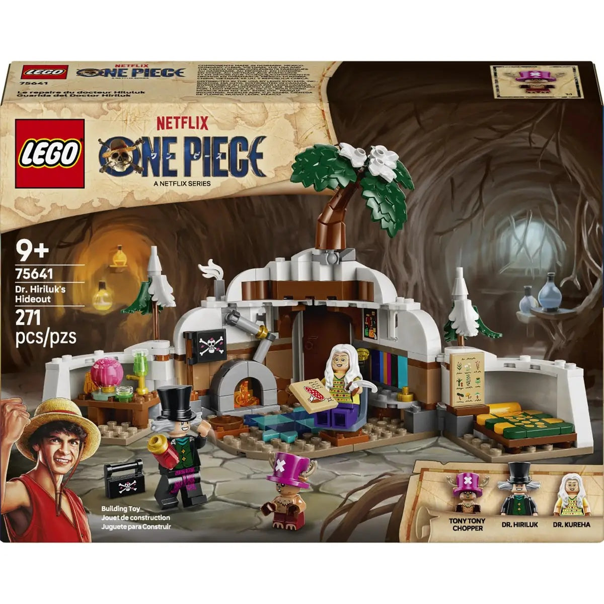 LEGO One Piece Dr. Hiriluk's Hideout Set# 75641