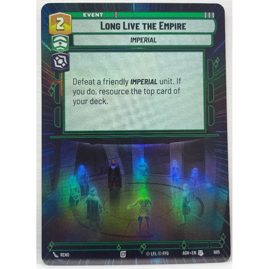 Star Wars Unlimited - Long Live the Empire (Hyperspace Foil) - Ashes of the Empire (ASH)