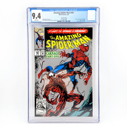 Marvel The Amazing Spider-Man Comic Book Issue 361 2nd Printing GCG 9.4
