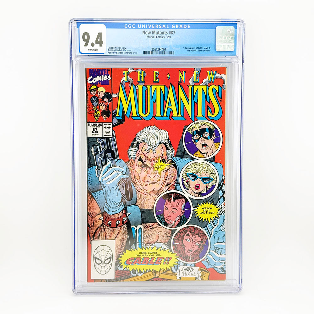 Marvel The New Mutants Comic Book Issue 87 GCG 9.4