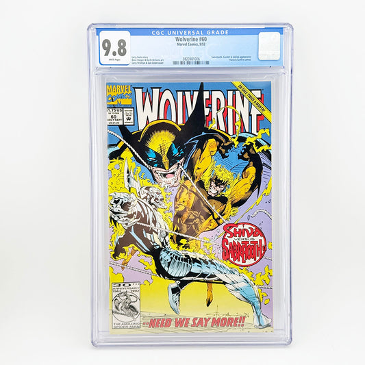 Marvel Wolverine Comic Book Issue 60 GCG 9.8