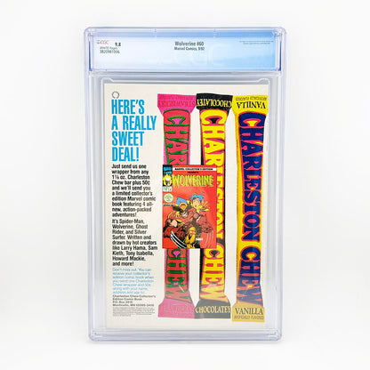 Marvel Wolverine Comic Book Issue 60 GCG 9.8