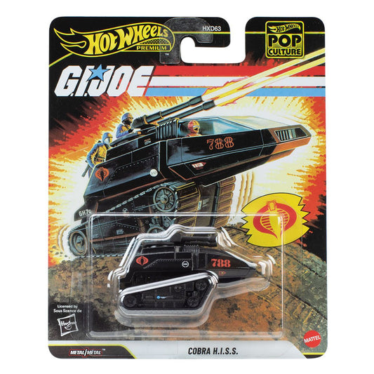 Hot Wheels Pop Culture GI Joe Hiss Tank Diecast Carded Vehicle