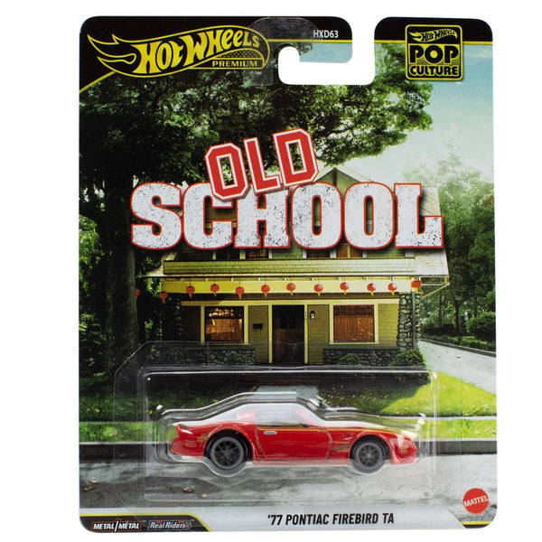 Hot Wheels Pop Culture Old School 1977 Pontiac Firebird T/A Diecast Carded Vehicle