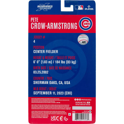 McFarlane SportsPicks Pete Crow-Armstrong Chicago Cubs MLB 6-Inch Action Figure