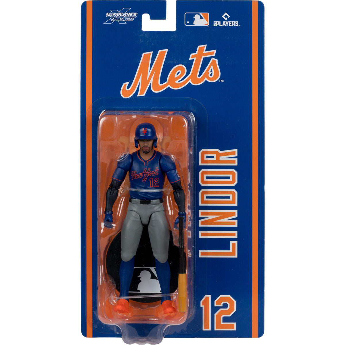 McFarlane SportsPicks Francisco Lindor New York Mets MLB 6-Inch Action Figure