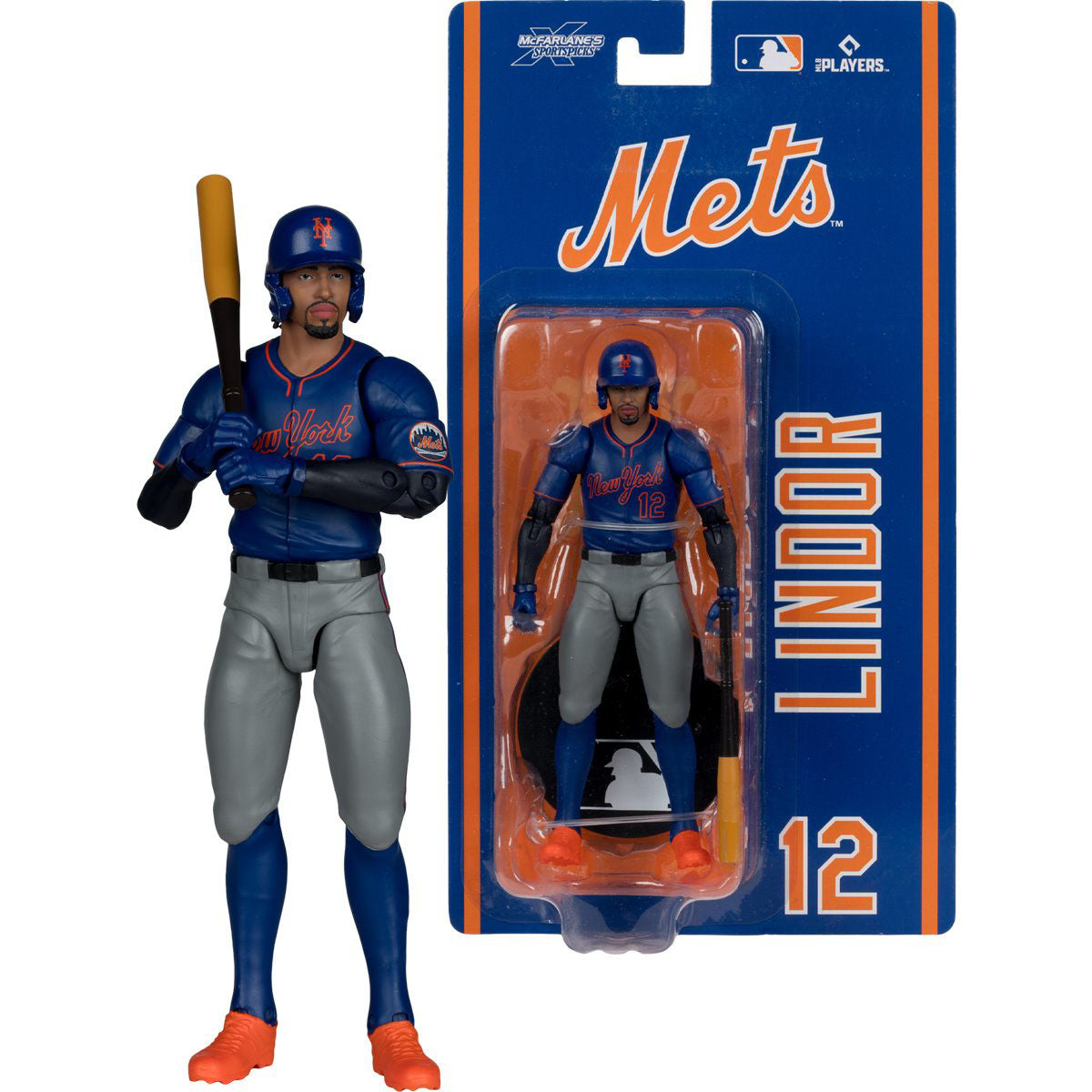 McFarlane SportsPicks Francisco Lindor New York Mets MLB 6-Inch Action Figure