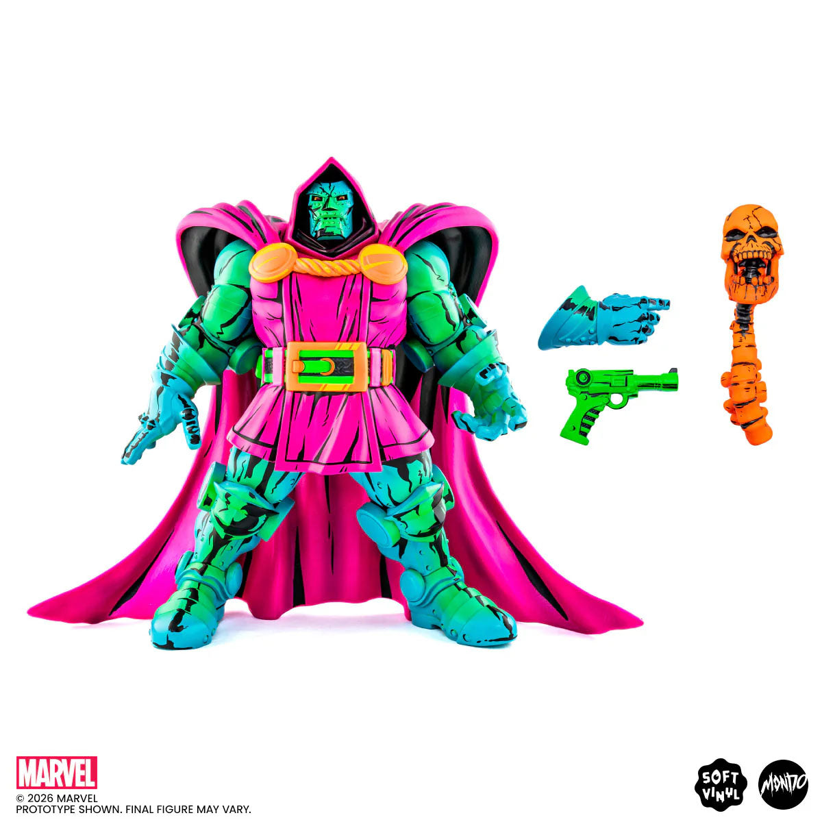 Mondo Marvel Doctor Doom Soft Vinyl Figure Psychedelic Variant
