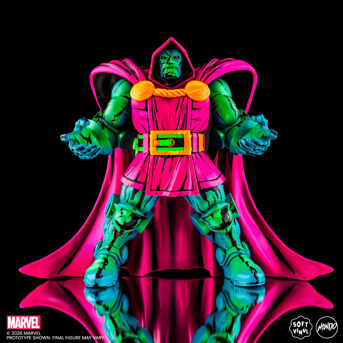 Mondo Marvel Doctor Doom Soft Vinyl Figure Psychedelic Variant