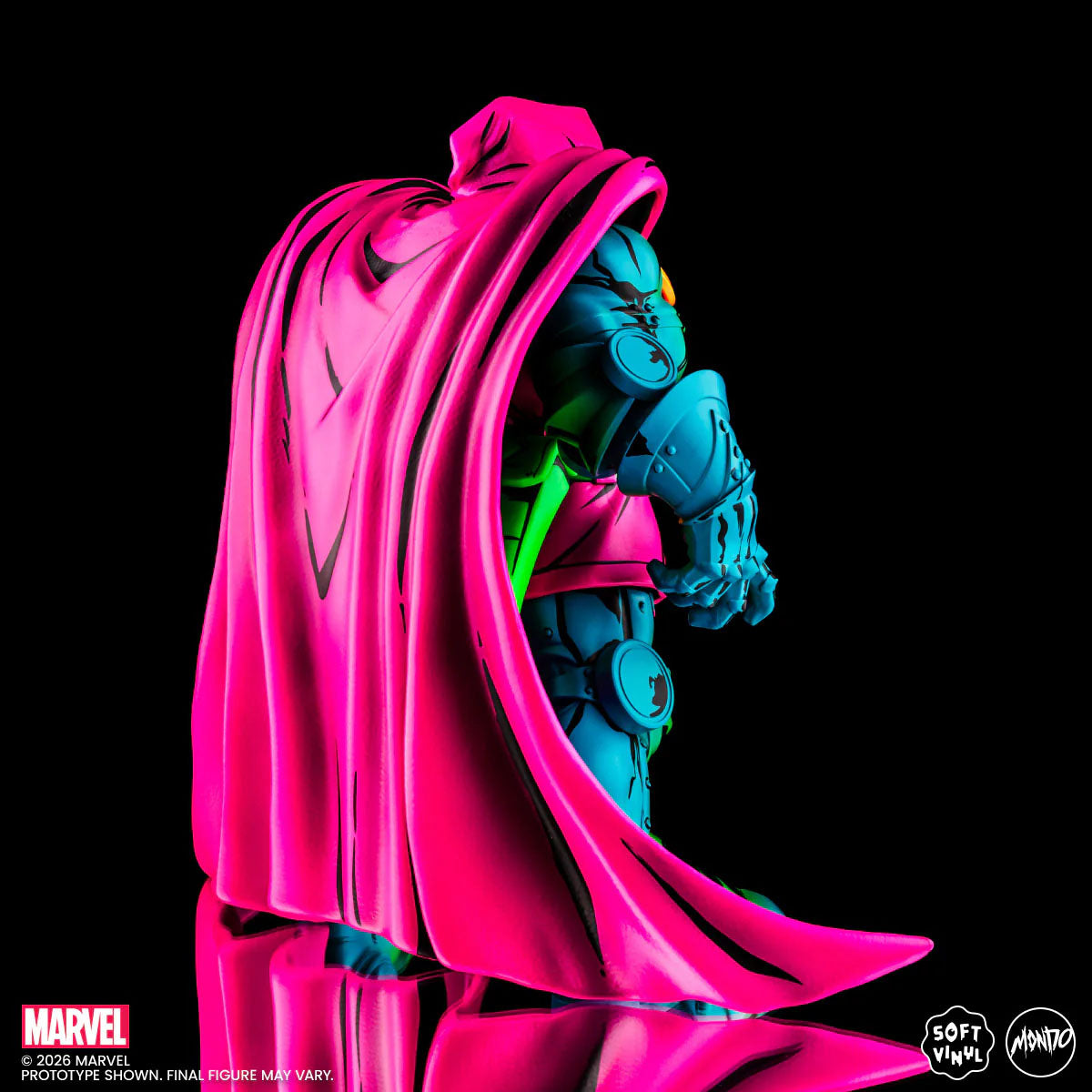 Mondo Marvel Doctor Doom Soft Vinyl Figure Psychedelic Variant