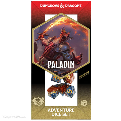 Sirius Dungeons & Dragons Adventure Dice - Paladin: Orange / Blue