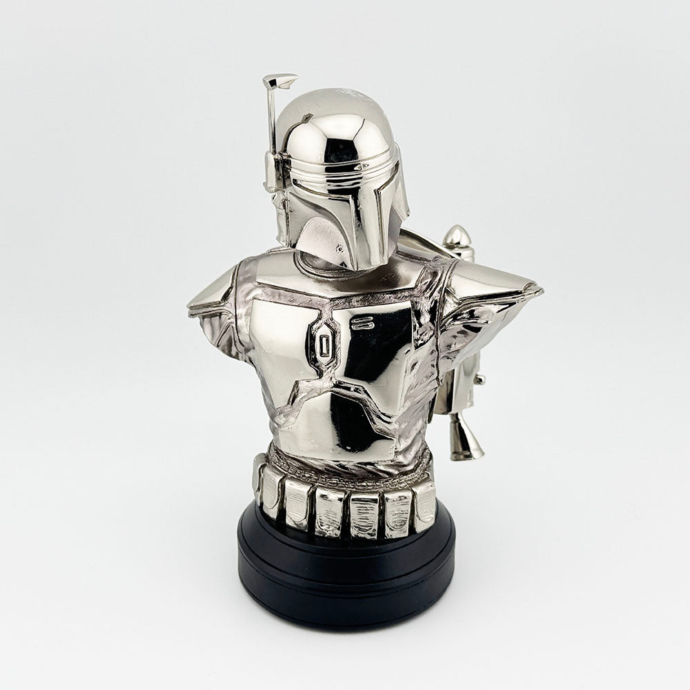 Gentle Giant Star Wars Jango Fett Chrome MBNA Exclusive Mini Bust