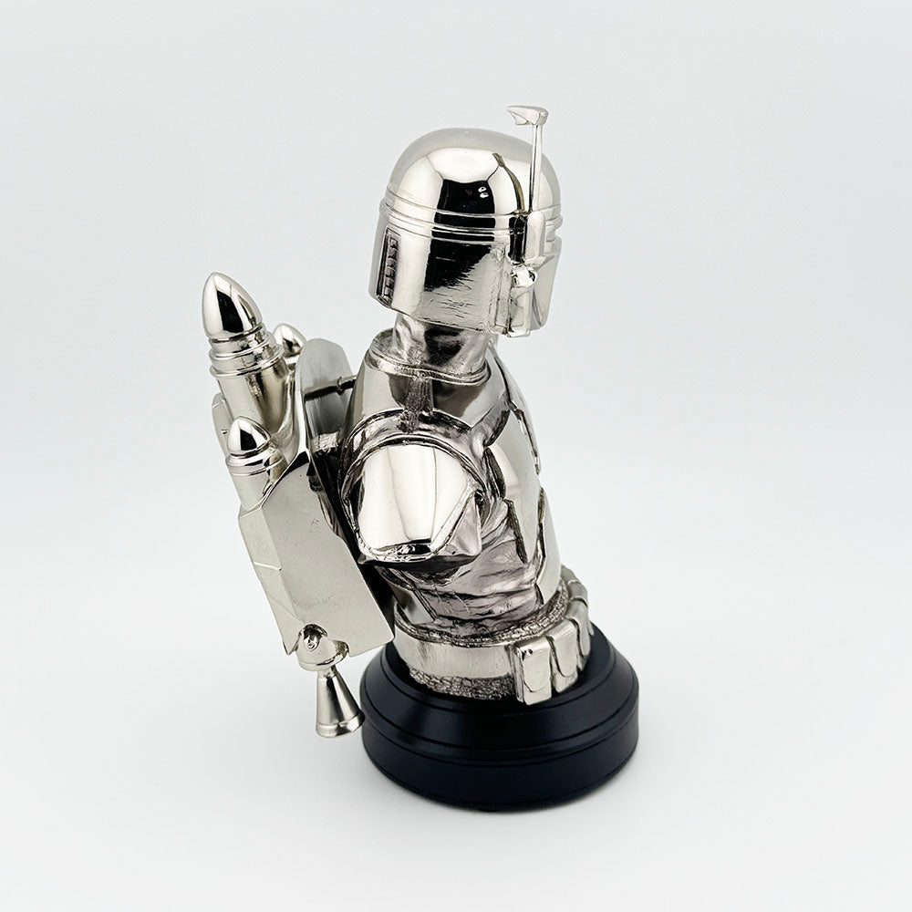 Gentle Giant Star Wars Jango Fett Chrome MBNA Exclusive Mini Bust