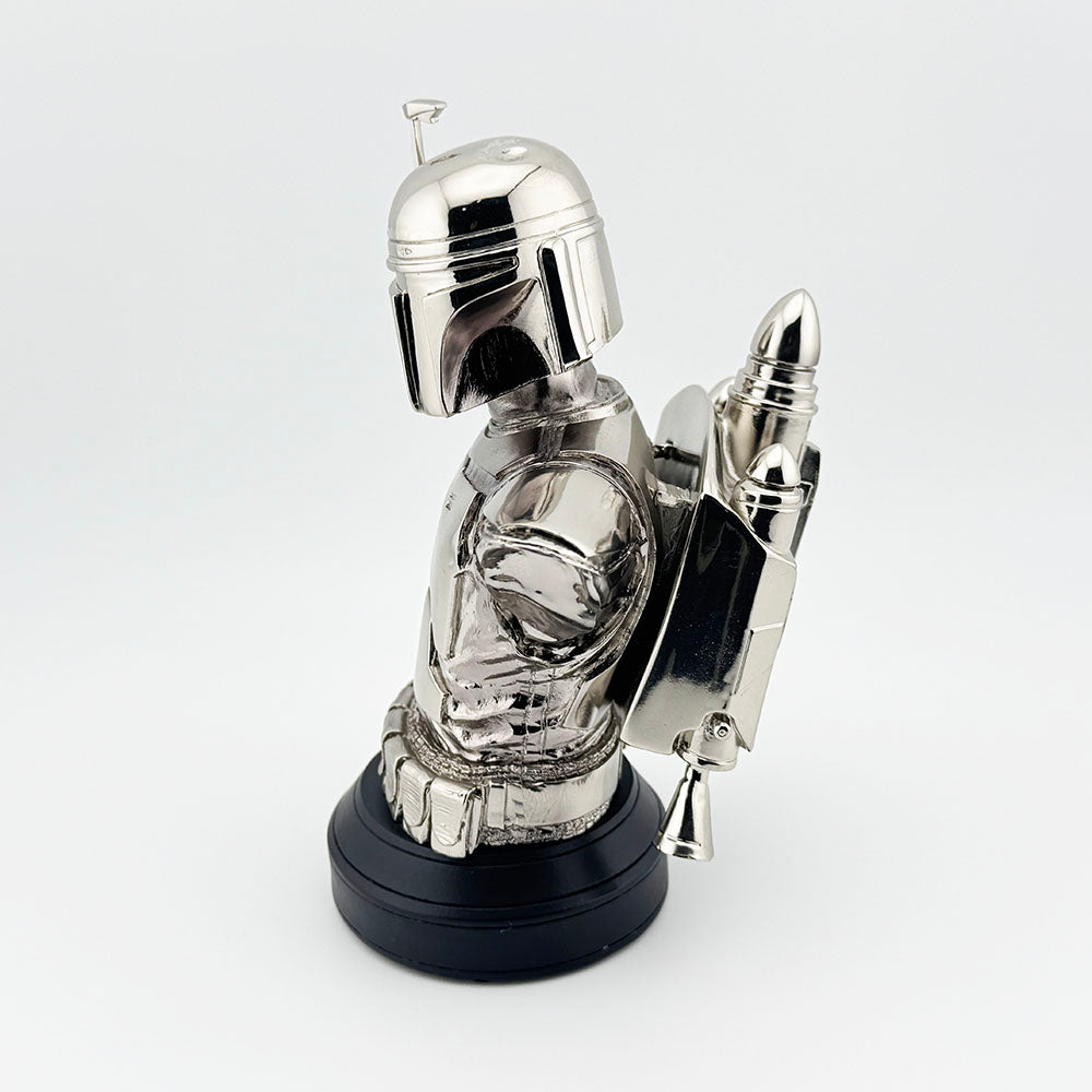 Gentle Giant Star Wars Jango Fett Chrome MBNA Exclusive Mini Bust