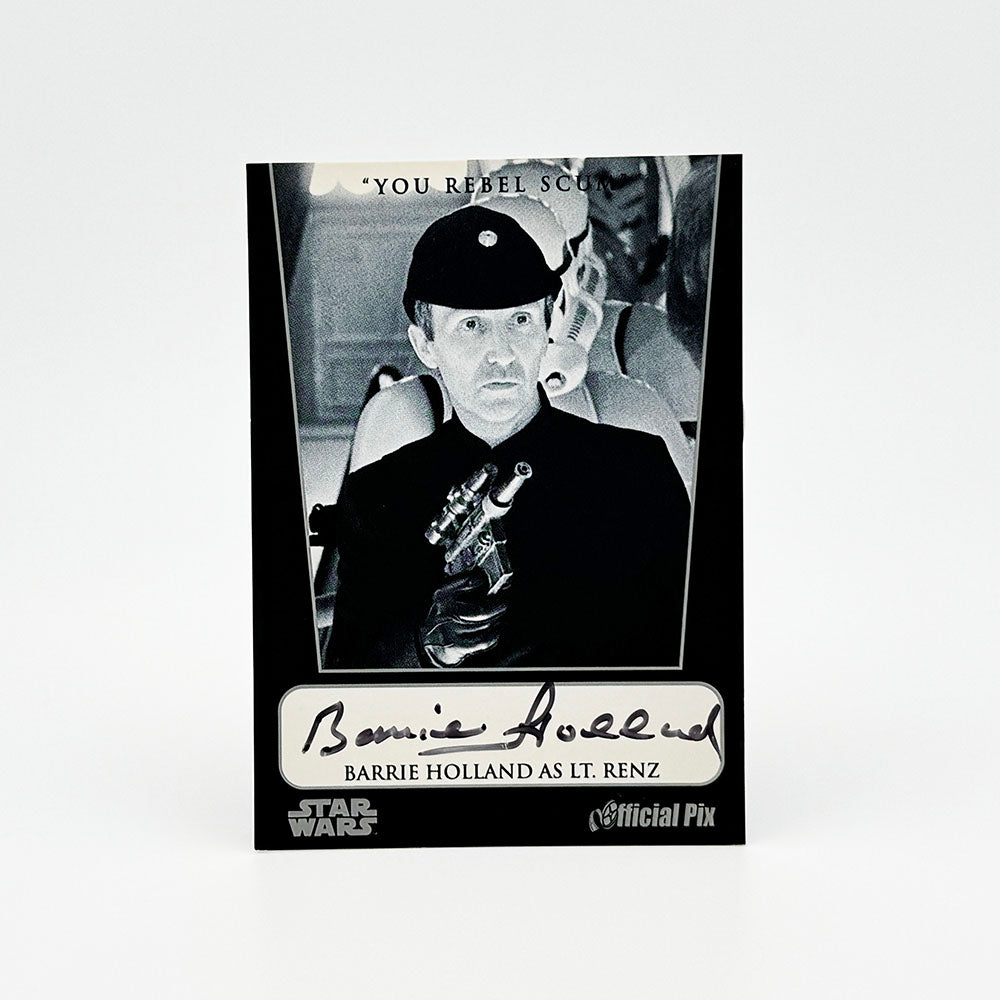 Gentle Giant Star Wars Lieutenant Renz Return of the Jedi Mini Bust with Autograph