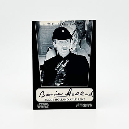 Gentle Giant Star Wars Lieutenant Renz Return of the Jedi Mini Bust with Autograph