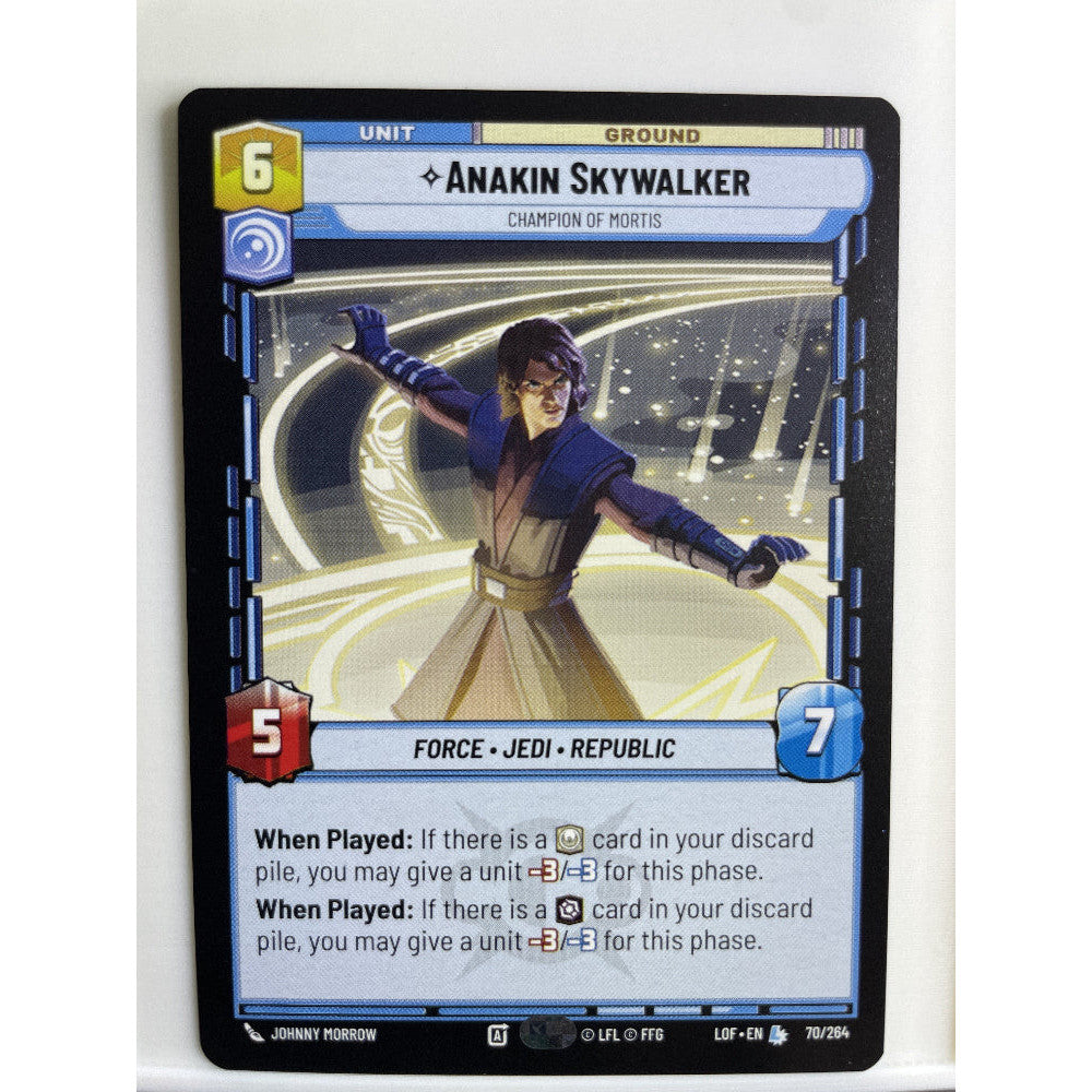 Star Wars Unlimited - Anakin Skywalker - Champion of Mortis - Legends of the Force (LOF)