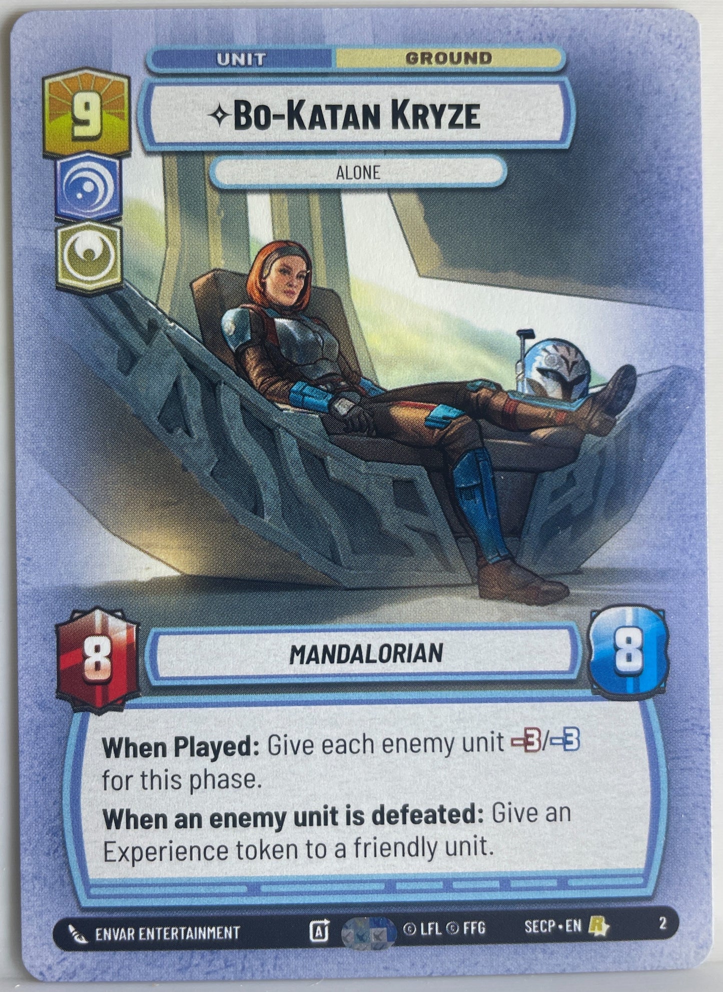 Star Wars Unlimited - Bo-Katan Kryze - Alone - Secrets of Power: Weekly Play Promos (SECWPP)