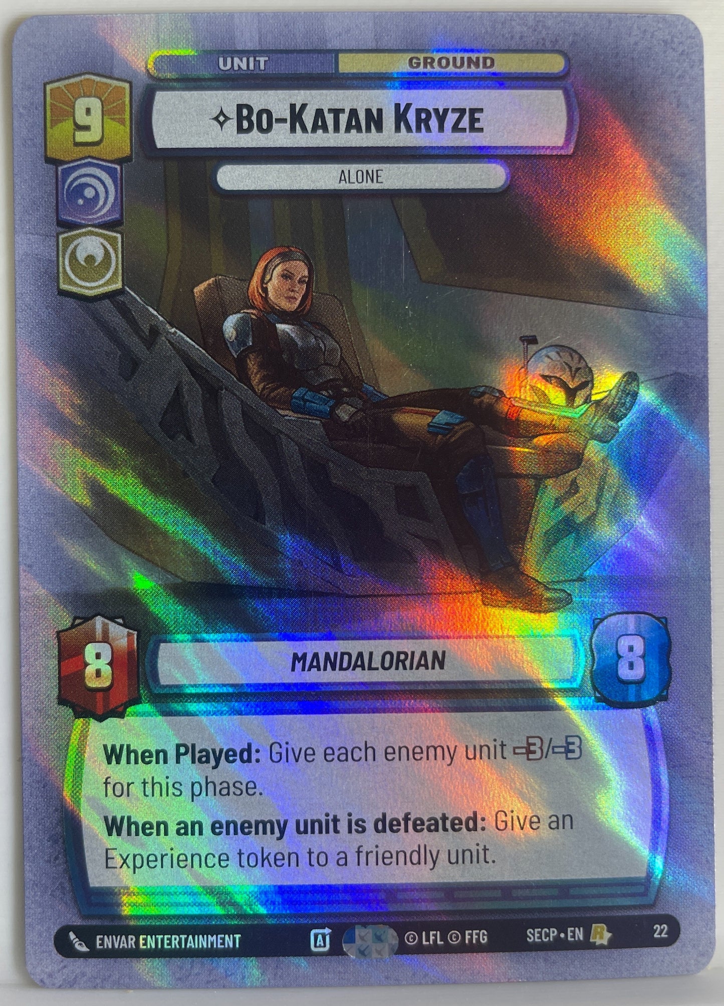 Star Wars Unlimited - Bo-Katan Kryze - Alone (Foil) - Secrets of Power: Weekly Play Promos (SECWPP)