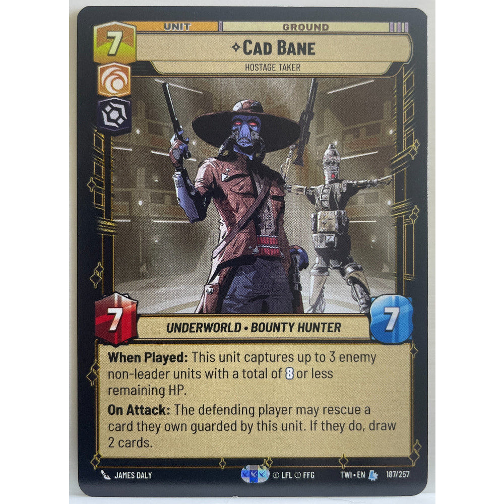 Star Wars Unlimited - Cad Bane - Hostage Taker - Twilight of the Republic (TWI)