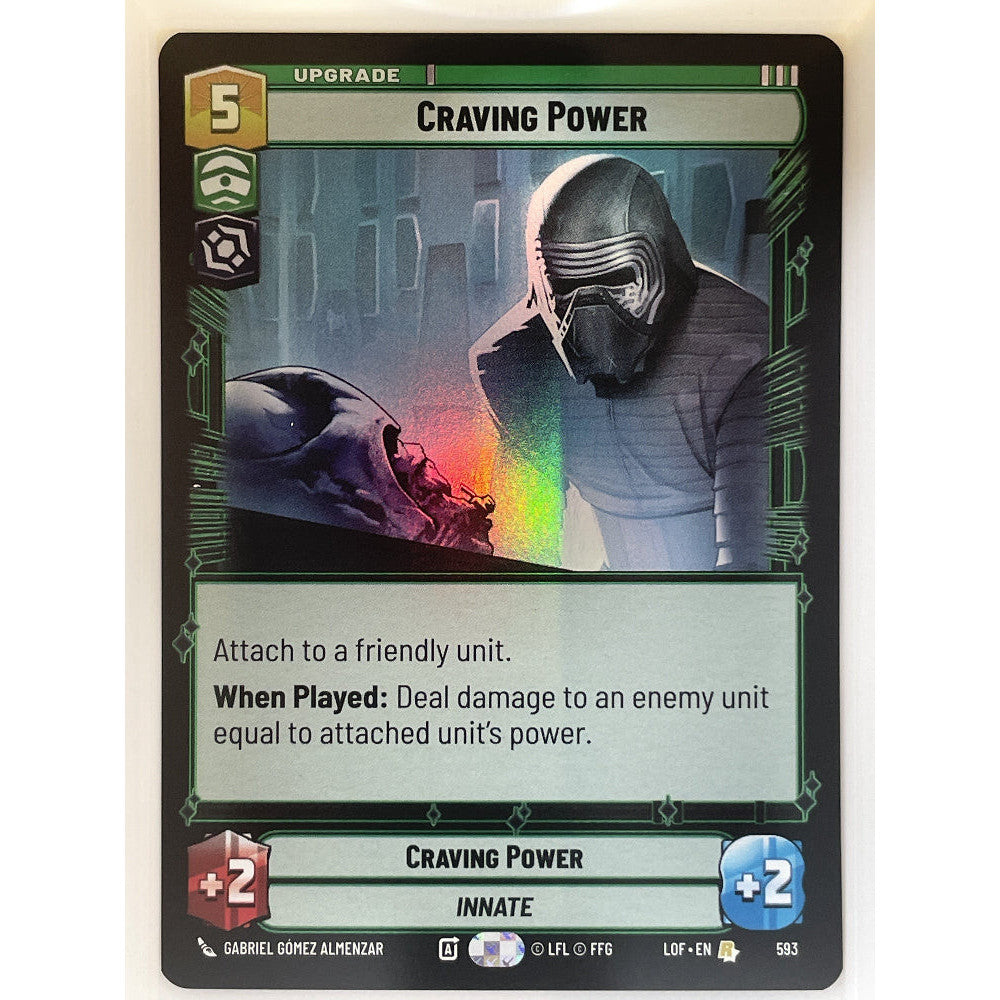 Star Wars Unlimited - Craving Power (Foil) - Legends of the Force (LOF)