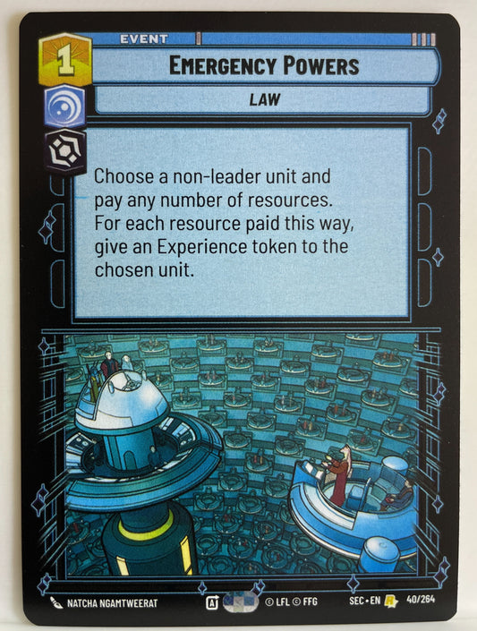 Star Wars Unlimited - Emergency Powers - Secrets of Power (SEC)
