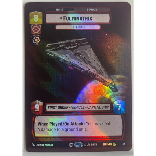 Star Wars Unlimited - Fulminatrix - Fleet Killer (Foil) - Secrets of Power: Weekly Play Promos (SECWPP)