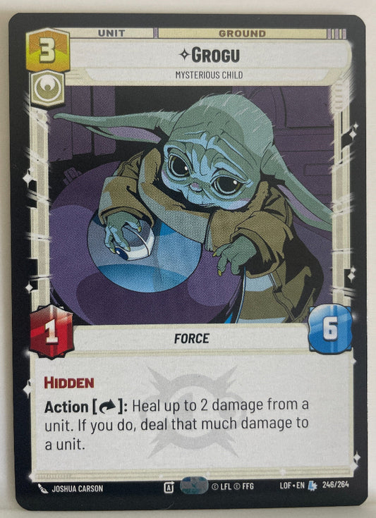 Star Wars Unlimited - Grogu - Mysterious Child - Legends of the Force (LOF)