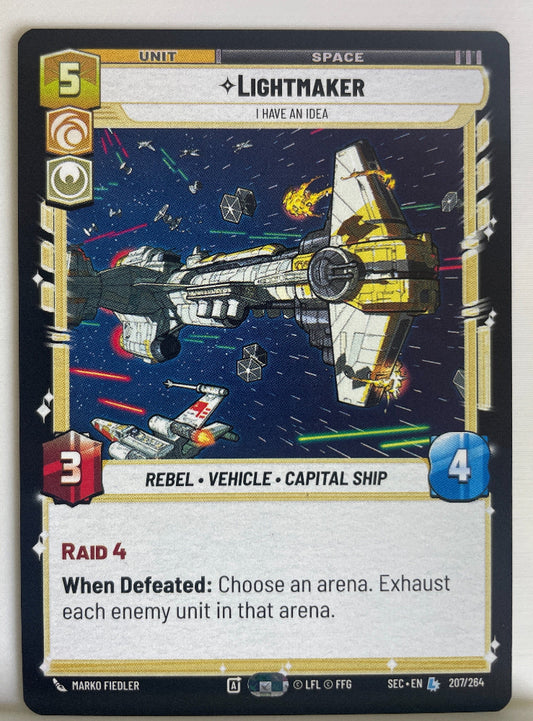 Star Wars Unlimited - Lightmaker - I Have An Idea - Secrets of Power (SEC)