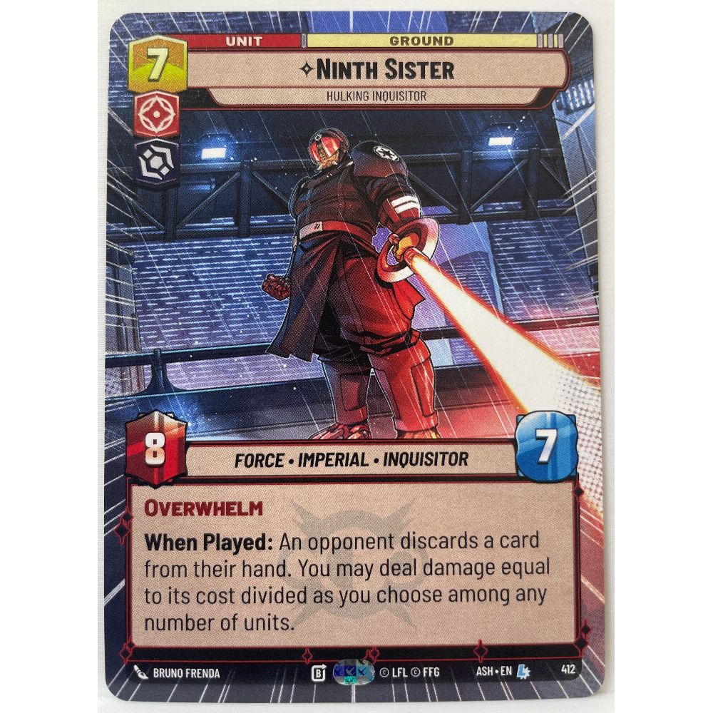 Star Wars Unlimited - Ninth Sister - Hulking Inquisitor (Hyperspace) - Ashes of the Empire (ASH)
