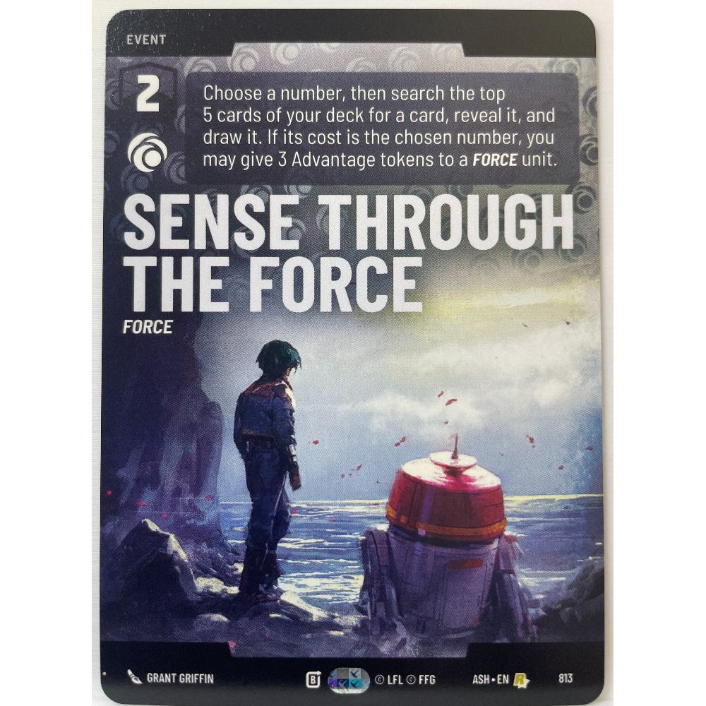 Star Wars Unlimited - Sense Through the Force (Prestige) - Ashes of the Empire (ASH)