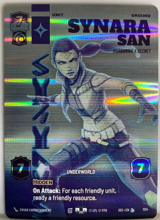 Star Wars Unlimited - Synara San - Harboring a Secret (Prestige Foil) - Secrets of Power (SEC)