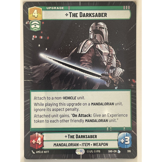 Star Wars Unlimited - The Darksaber (Hyperspace) - Shadows of the Galaxy (SHD)