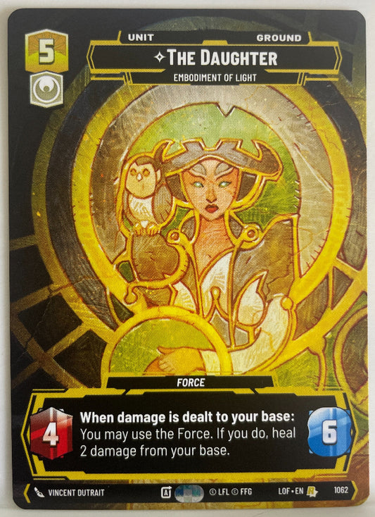 Star Wars Unlimited - The Daughter - Embodiment of Light (Prestige) - Legends of the Force (LOF)