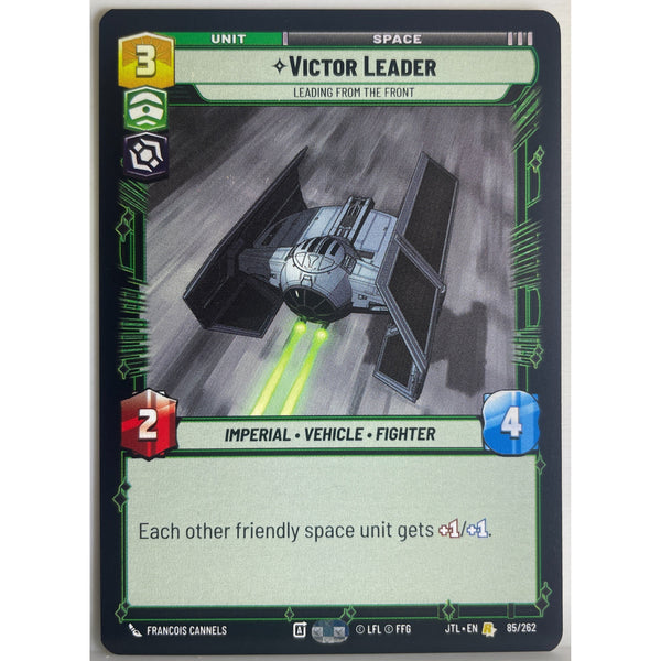 Star Wars Unlimited - Victor Leader - Leading from the Front - Jump to Lightspeed (JTL)