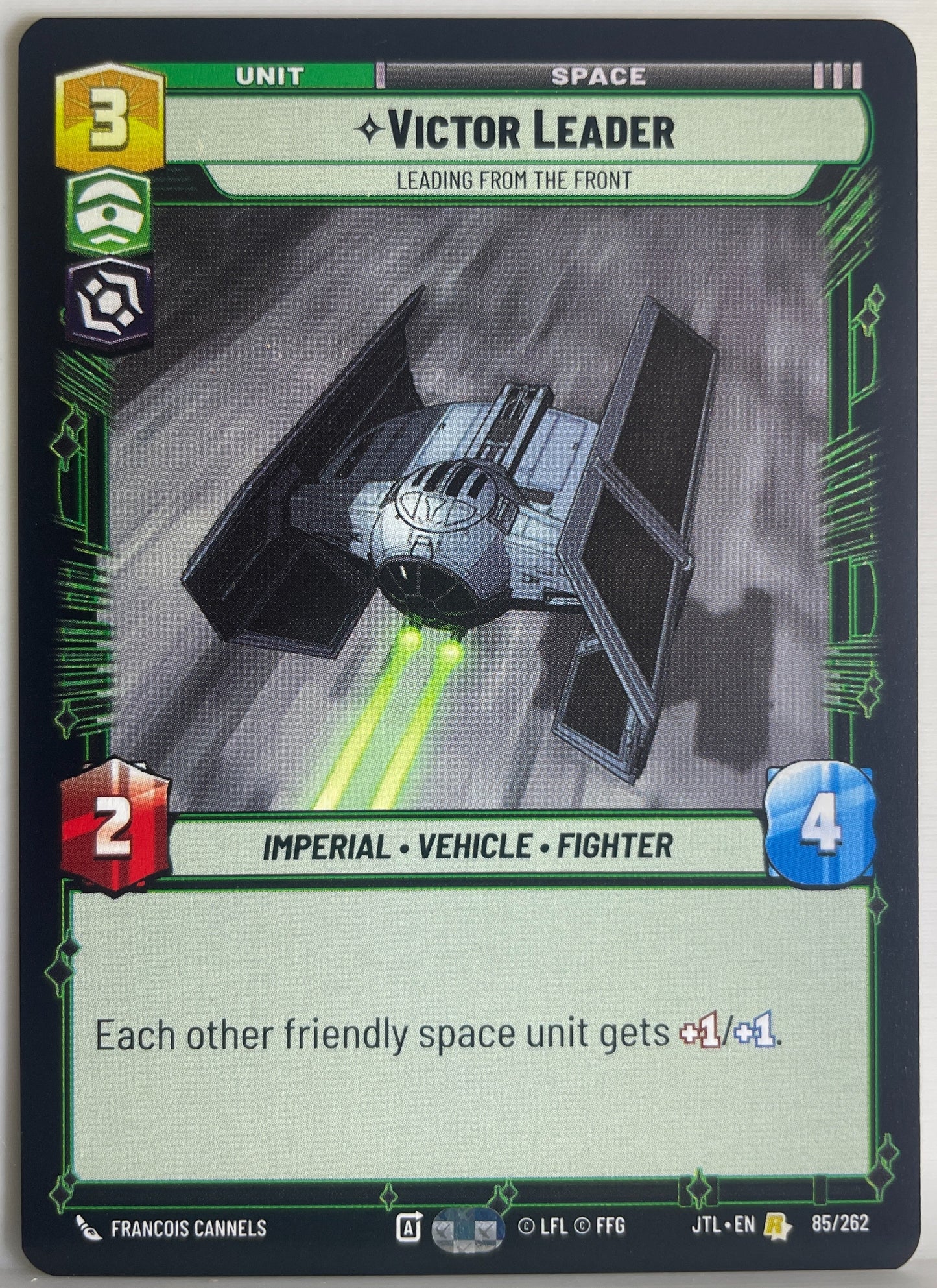Star Wars Unlimited - Victor Leader - Leading from the Front - Jump to Lightspeed (JTL)