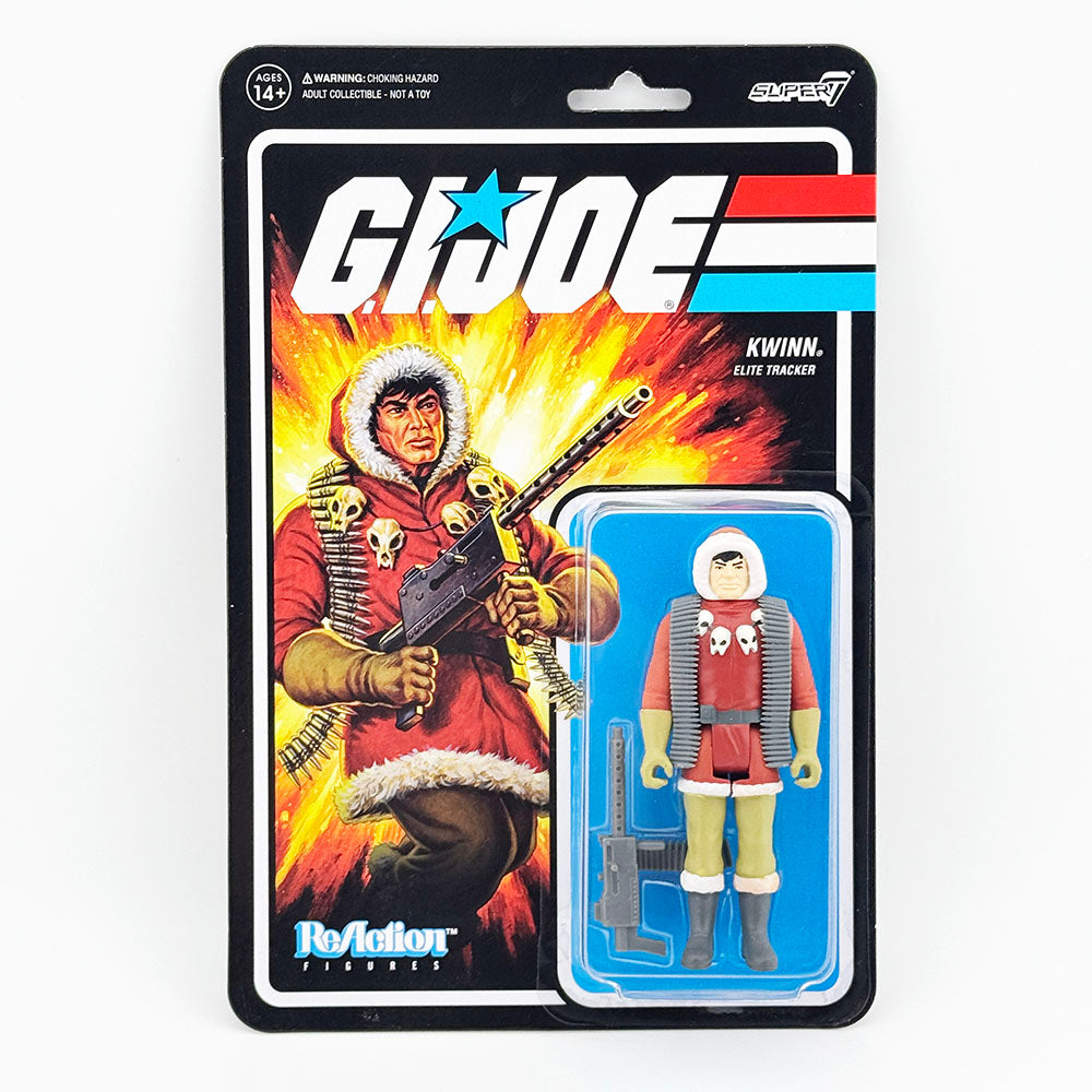 Super7 G.I. Joe Kwinn Carded ReAction Action Figure