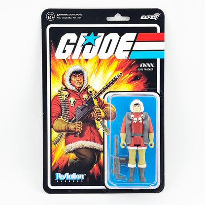 Super7 G.I. Joe Kwinn Carded ReAction Action Figure