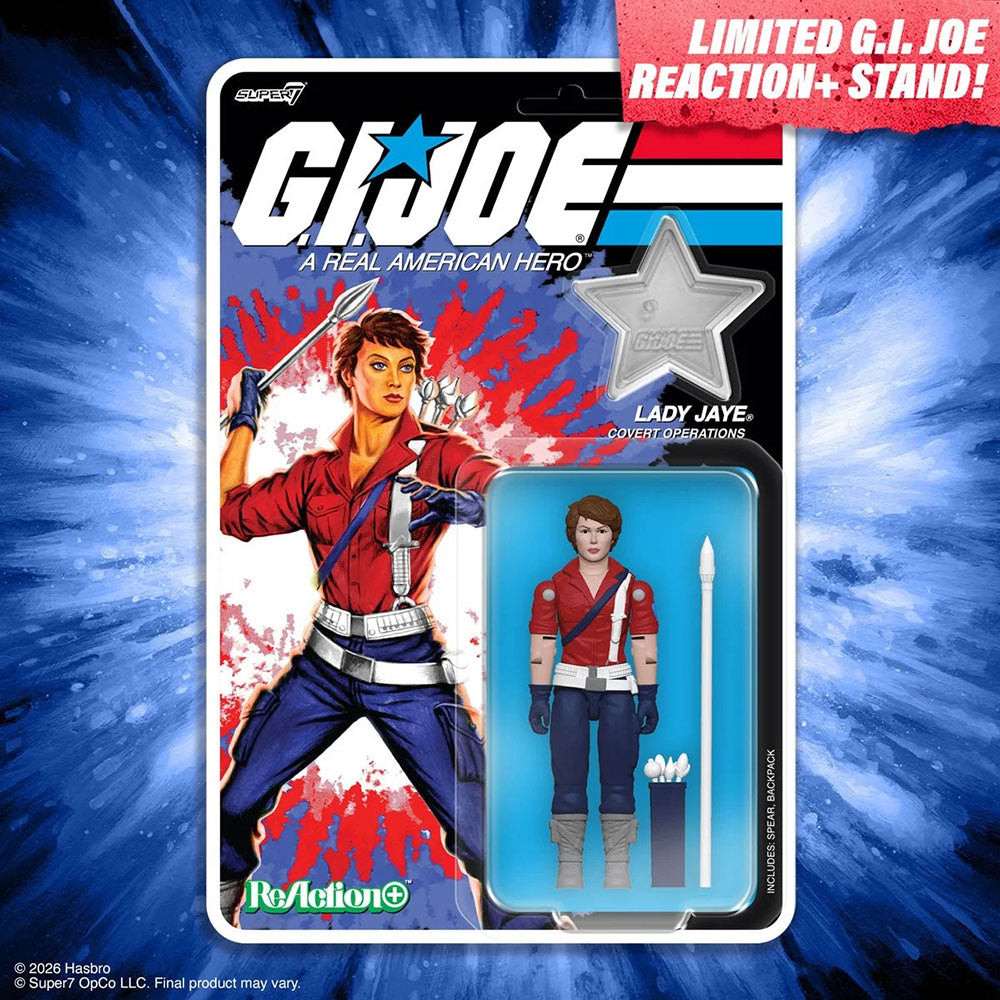 Super7 G.I. Joe Lady Jaye (America's 250th Anniversary) 3 3/4-Inch ReAction+ Figure
