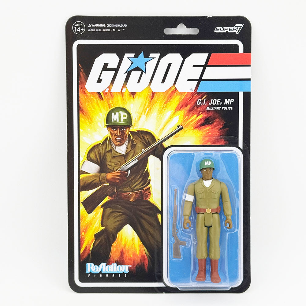Super7 G.I. Joe MP Military Police Black Carded ReAction Action Figure