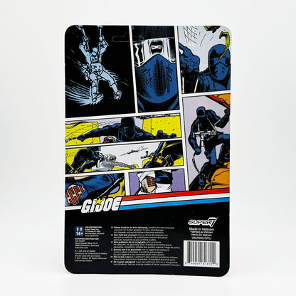 Super7 G.I. Joe Snake Eyes Carded ReAction Action Figure
