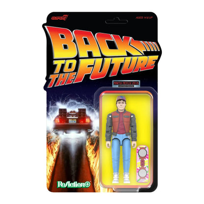 Super7 Back to the Future Marty McFly 2015 3 3/4" Carded ReAction+ Action Figure