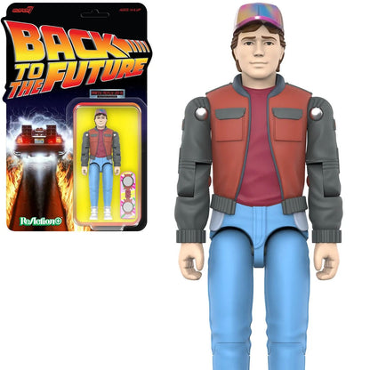 Super7 Back to the Future Marty McFly 2015 3 3/4" Carded ReAction+ Action Figure