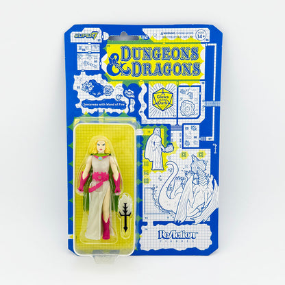 Super7 Dungeons & Dragons Sorceress with Wand of Fire Carded ReAction Action Figure