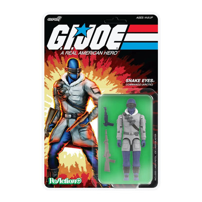 Super7 G.I. Joe Arctic Snake Eyes Movie Carded ReAction+ Action Figure