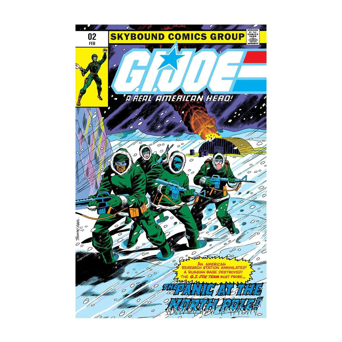 Super7 G.I. Joe Snake Eyes Skybound Comic Box Series #2 3 3/4-Inch ReAction+ Figure